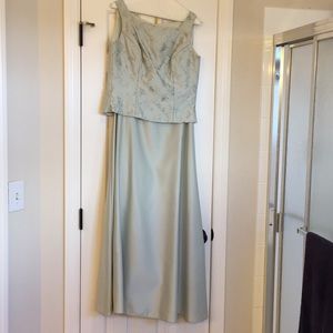 Bridesmaids, wedding party 2 peice dress